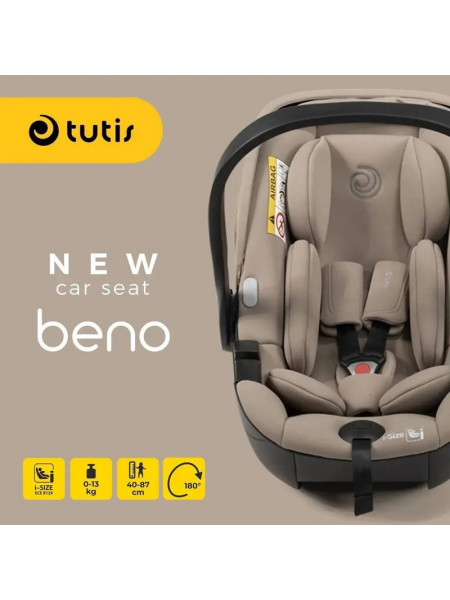 Детское автокресло Tutis Beno, гр.0+ (0-13 кг)