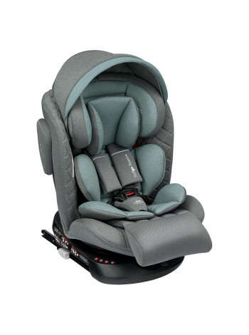 Автокресло INDIGO SMART+ Isofix, капюшон, подножка, 0+1+2+3 (0-36 кг)