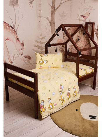 Постельное белье в кроватку 160х80 Жирафы 351