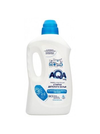 Жидкое средство для стирки детского белья 1.5 л AQA baby