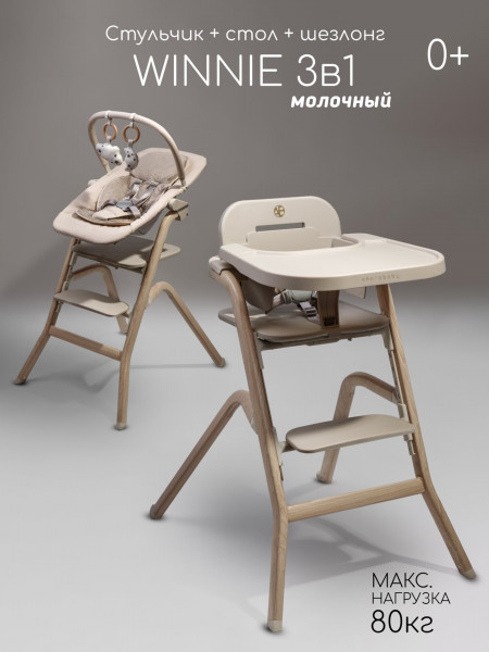 Стульчик для кормления 3 в 1 Winnie  Amarobaby 
