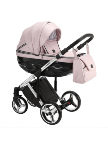 Коляска 2 в 1 Adamex Chantal SE DeLuxe C-107 (100% эко-кожа)