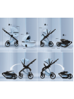 Коляска Adamex Quantum Star 2 В 1эко-кожа