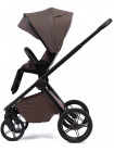 Детская коляска Peppy Monaco Plus 2 в 1 Brownie (коричневый), рама черная
