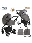 Коляска 2 в1 Moon  Кожа PITUSO