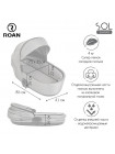Детская коляска Roan Sol Luxury 2 в 1 RSL/4043 Cocoa/Rose Gold