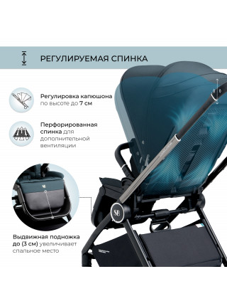 Коляска Sweet Baby ELEGANTE Chrome 2в1