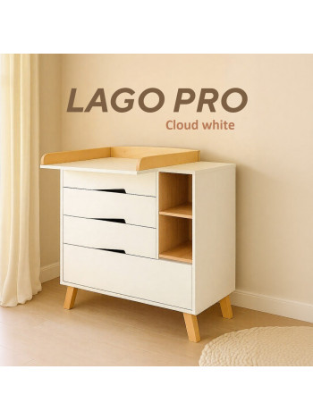 Комод пеленальный Rant Lago Pro 800/4 с органайзером