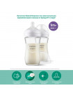 Бутылочка  для кормления Natural стекло с 1 мес. 260 мл 2 шт. SCY933/02 Philips Avent 