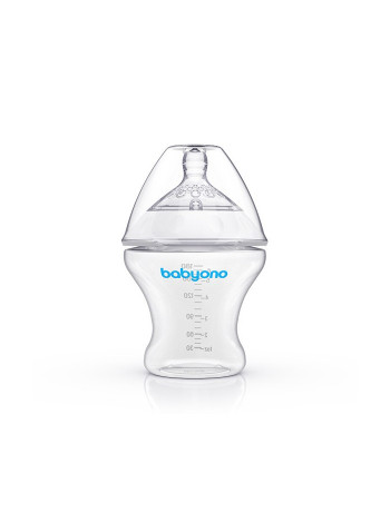 Бутылочка BabyOno Natural Nursing антиколиковая 180 мл