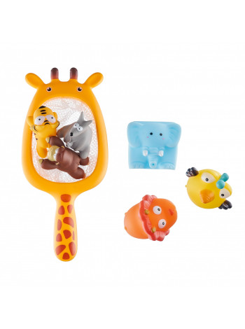 ИГРУШКИ ДЛЯ ВАННОЙ ДЛЯ ДЕТЕЙ SAFARI ОТ ROXY-KIDS С САЧКОМ